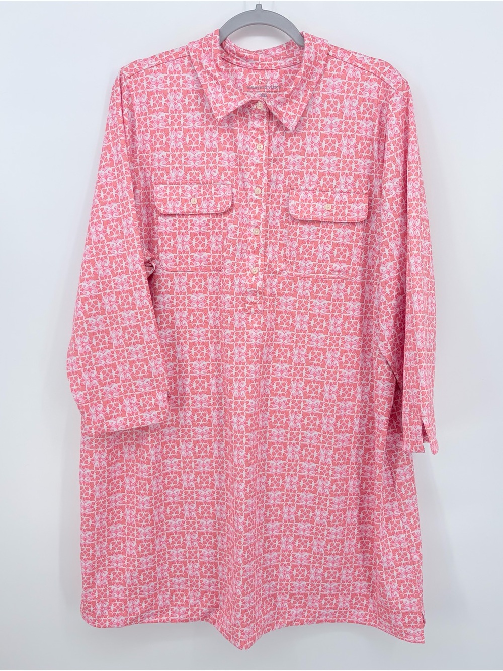 Vineyard Vines Women’s XXL Quarter Sleeve Sunrise Sankaty Striped Margo Dress
